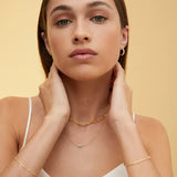 Pulsera Cadena Bolitas en Oro Amarillo de 18 Kt