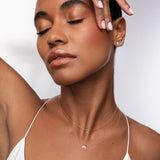 Gargantilha inicial Glow em ouro amarelo 18 K