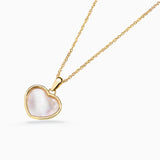 Gargantilla Heart de Nácar en Oro Amarillo de 18 Kt
