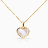 Gargantilla Heart de Nácar en Oro Amarillo de 18 Kt