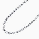 Gargantilha Rolo em ouro branco 18 kt