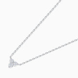 Clover Diamonds Petite Choker em ouro branco 18K