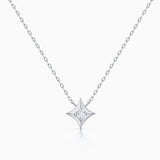 Hadar Wind Rose Necklace in 18k White Gold