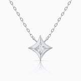 Hadar Wind Rose Necklace in 18k White Gold