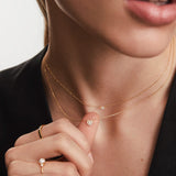 Gargantilha Ariadne Heart Diamond em ouro amarelo 18K