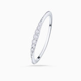 Sortija Mathy en Oro Blanco de 18 Kt