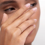 Anel Volt Diamonds em ouro amarelo 18 K