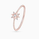 Anel Mimosa Compass Rose em ouro rosa 18 K