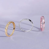 Sortija Allied de Diamantes en Oro Rosa de 18 Kt