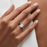 Anel de diamantes Irem de 0,68 Cts. em ouro branco 18 Kt