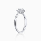 Anel de diamantes Irem de 0,68 Cts. em ouro branco 18 Kt