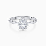 Anel de diamantes Irem de 0,68 Cts. em ouro branco 18 Kt