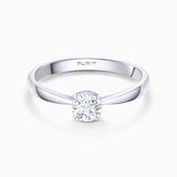 Always 0.40 ct Solitaire Diamond Ring in 18k White Gold