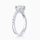 Solitario Ella de Diamantes 1,45 Cts. en Oro Blanco de 18 Kt