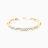 Sortija Alianza Alina de Diamantes 0,12 Cts. en Oro Amarillo de 18 Kt