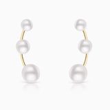 Pendientes Trepadores Mabi Blet Classic en Oro Amarillo de 18 Kt