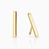Line Earrings in 18k Yellow Gold