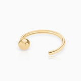 Brinco Twist Piercing em Ouro Amarelo 18 Kt