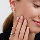 Diamond Garden Earrings in 18k Yellow Gold