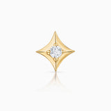 Hadar Wind Rose Piercing Earring in 18k Yellow Gold