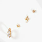 Pendiente Piercing Cheri de Diamantes en Oro Amarillo de 18 Kt