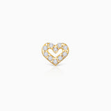 Pendiente Piercing Cheri de Diamantes en Oro Amarillo de 18 Kt