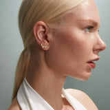 Brincos Dafne Diamond Climber em ouro amarelo 18 K