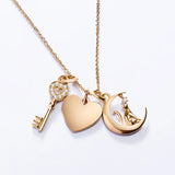 Charm Coração S em Ouro Amarelo 18 Kt