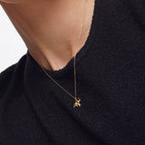 Charm Pingente de elefante com diamante em ouro amarelo 18K