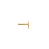 Tuerca Tragus Mumit en Oro Amarillo de 18 Kt