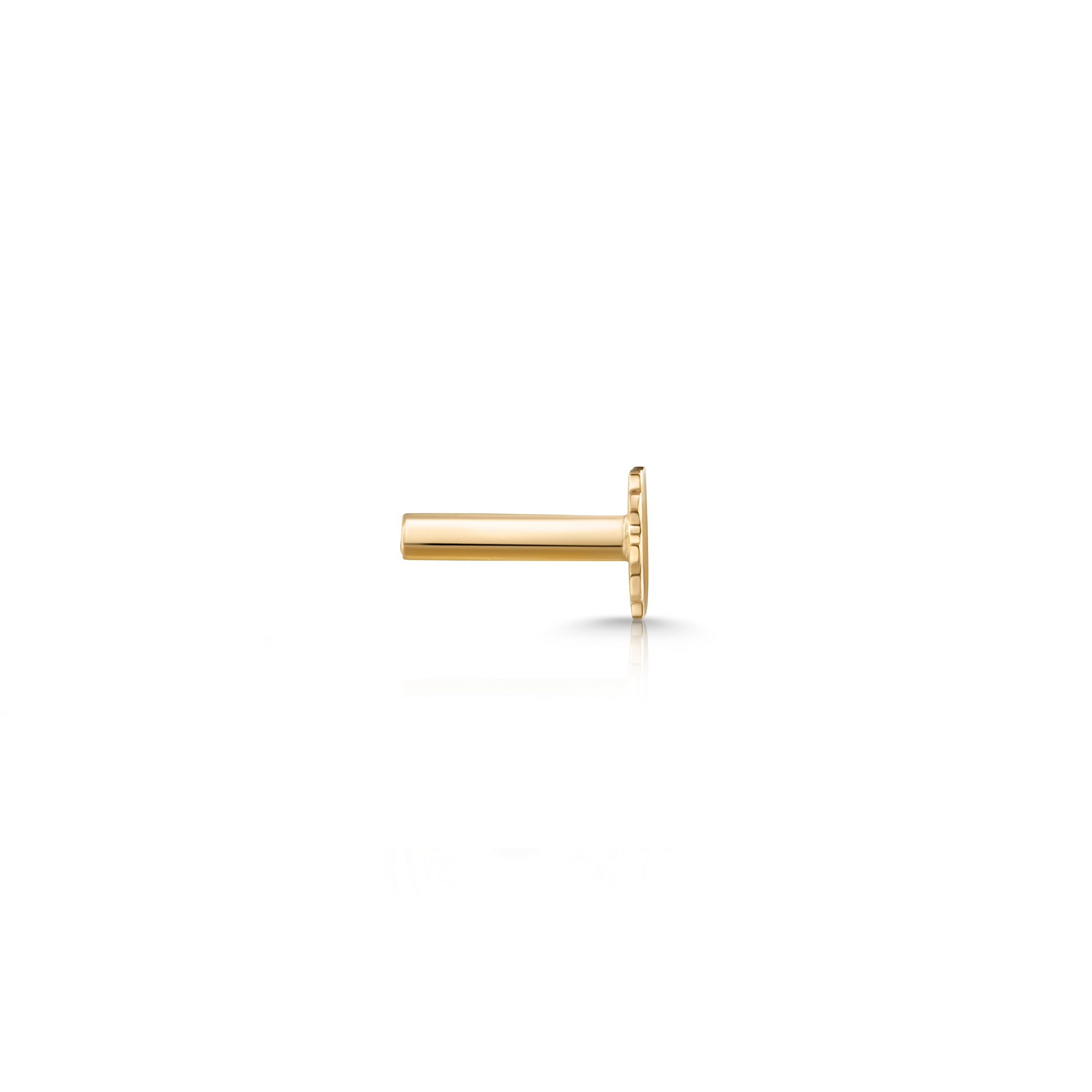 Tuerca Tragus Mumit en Oro Amarillo de 18 Kt