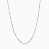 Alessia Diamond Necklace in 18k White Gold