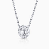 Ariadne Diamond Necklace in 18k White Gold