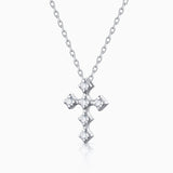 Gargantilha Crux Diamond em ouro branco 18K