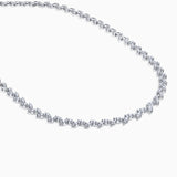 Willow Diamond Necklace in 18k White Gold
