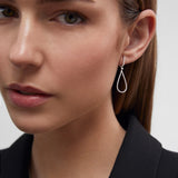 Camille Diamond Earrings in 18k White Gold
