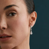 Cressida Diamond Earrings in 18k White Gold