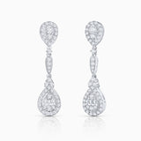 Cressida Diamond Earrings in 18k White Gold