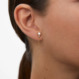 Mabi Blet Catena Diamond Earrings in 18k Yellow Gold