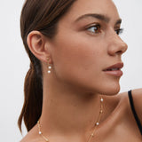 Pendientes Mabi Blet Drops de Perlas en Oro Amarillo de 18 Kt