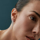 Olivia Diamond Earrings in 18k White Gold