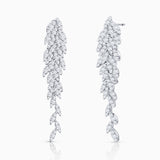 Olivia Diamond Earrings in 18k White Gold