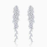 Olivia Diamond Earrings in 18k White Gold