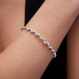 Willow Diamond Bracelet in 18k White Gold