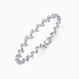 Willow Diamond Bracelet in 18k White Gold