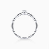 Solitario Always de Diamante 0,10 Cts. en Oro Blanco de 18 Kt