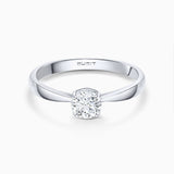 Solitario Always de Diamante 0,50 Cts. en Oro Blanco de 18 Kt