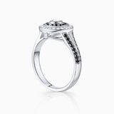 Sortija Greta de Diamantes en Oro Blanco de 18 Kt