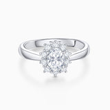 Anel de diamantes Irem de 1,72 Cts. em ouro branco 18 K