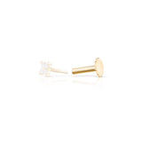 Tuerca Tragus Mumit en Oro Amarillo de 18 Kt